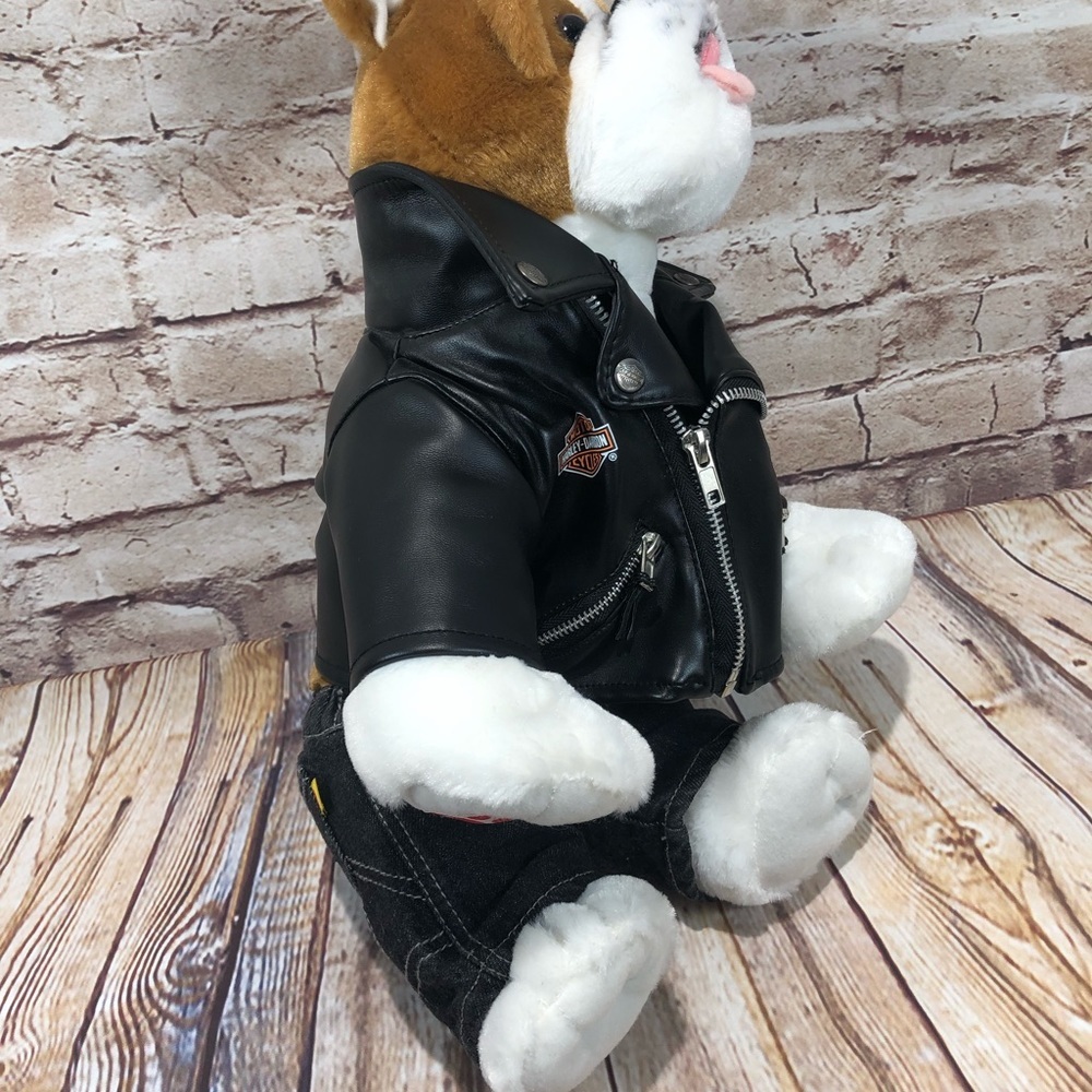Build a bear boxer Harley D jacket and jeans - Picture 3 of 6